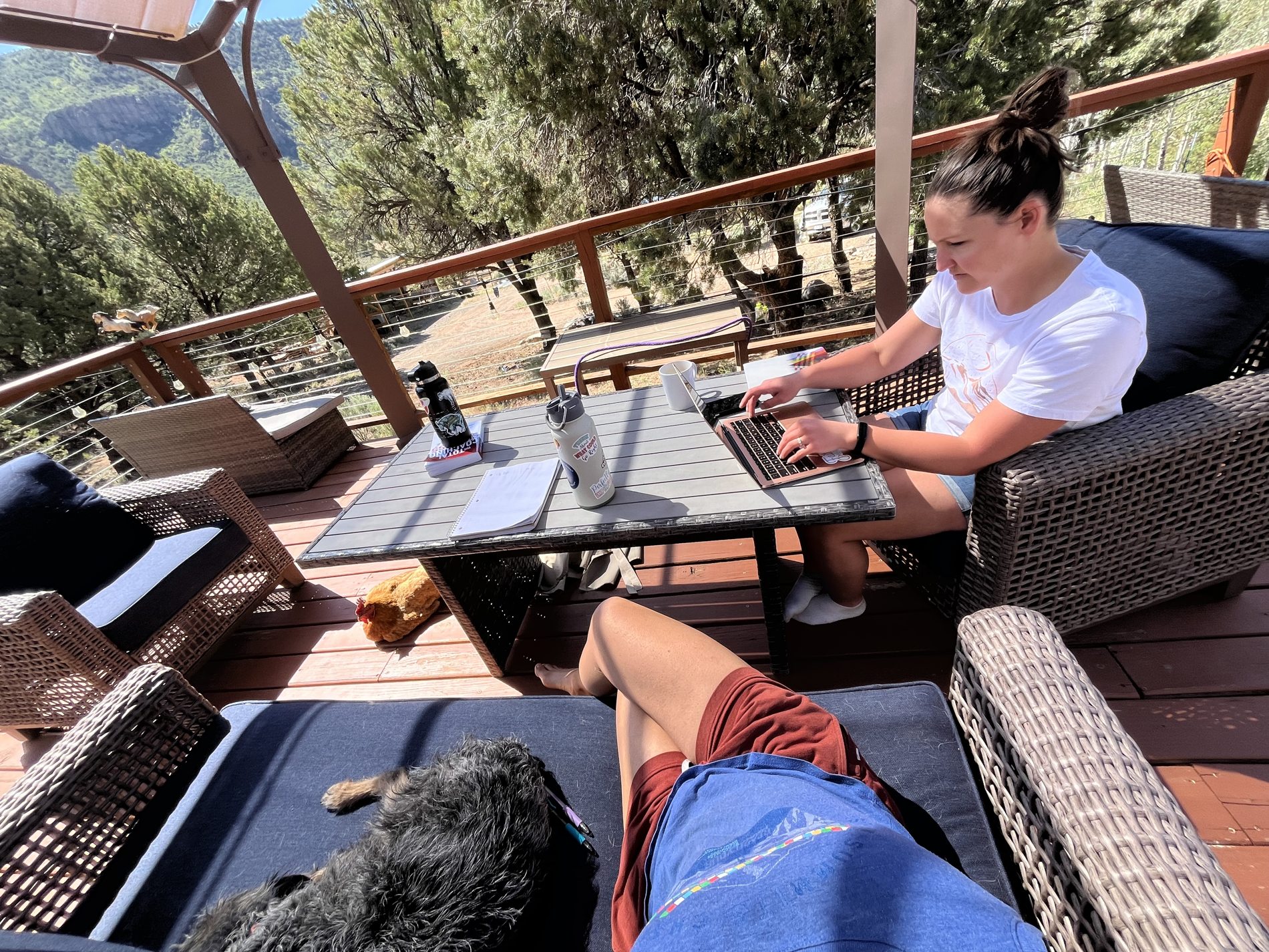 Working outdoors